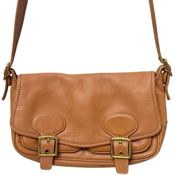 COACH Legacy Field Tan Handbag Leather Shoulder Messenger Crossbody Bag 9128 - Picture 1 of 16